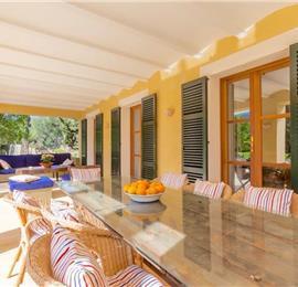4 Bedroom Villa with Pool near Cala San Vicente, Sleeps 8-9